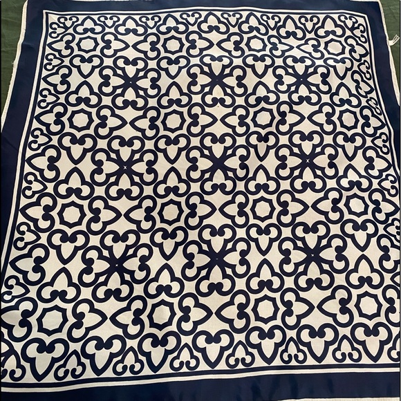 Vintage Accessories - Mid century silky scarf. Proper vintage